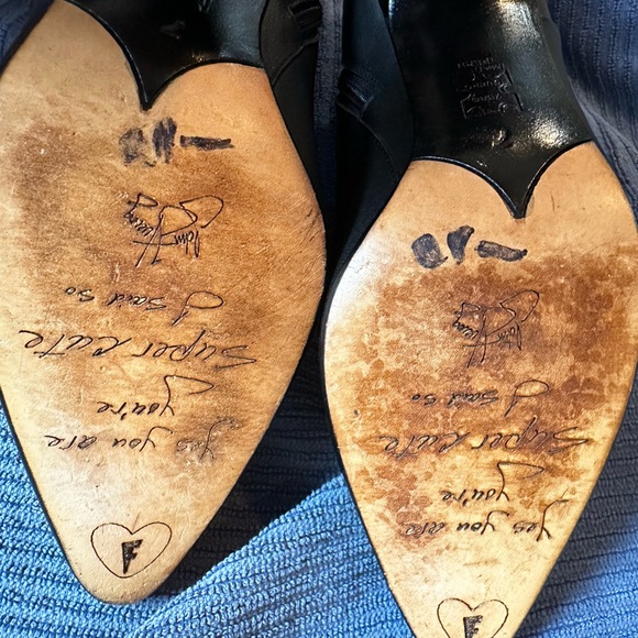 John Fluevog Poser Edie Sexy Asymmetrical Heel - Picture 8 of 10